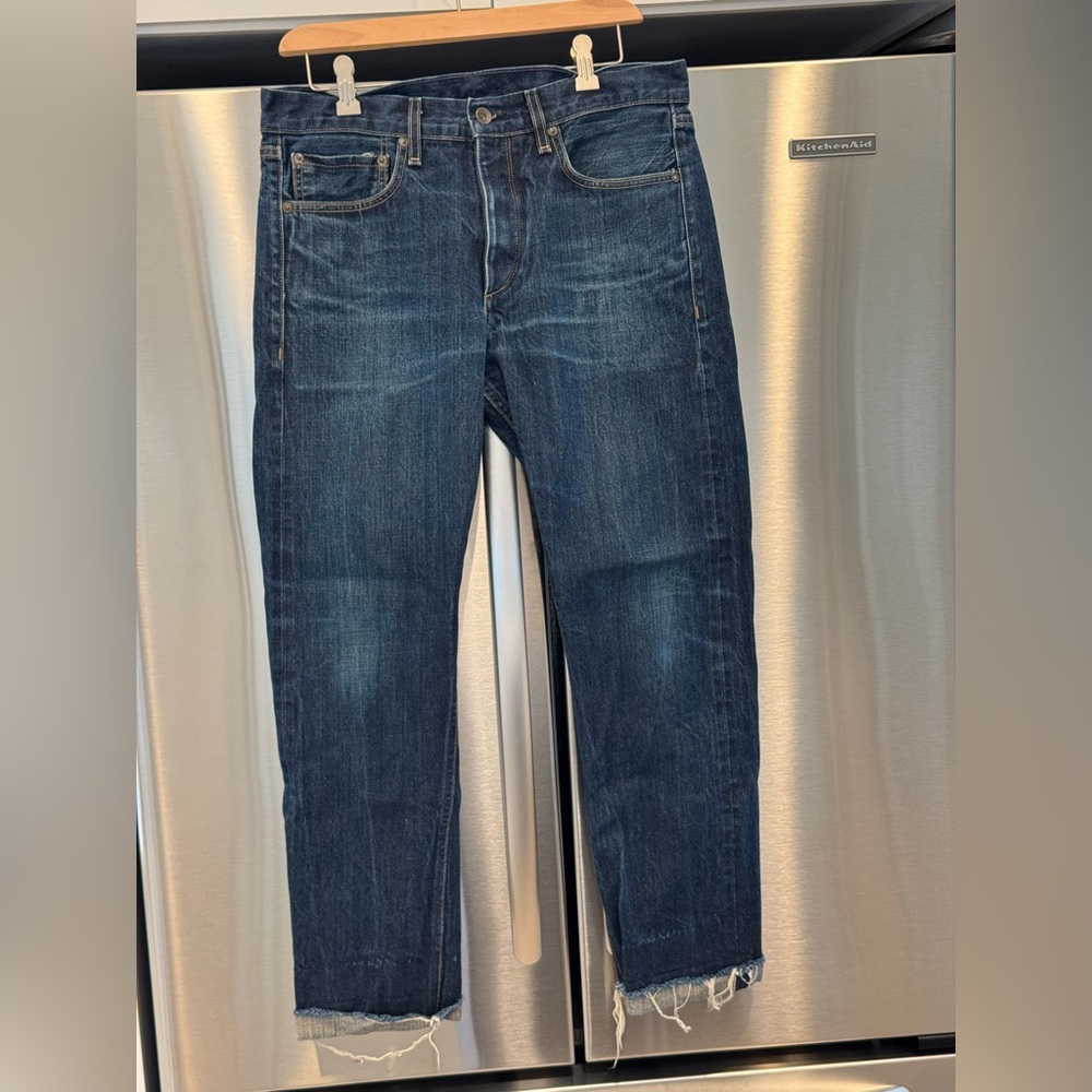 Rag & Bone Men's Standard Issue Fit 2
Slim Leg Denim Jeans Sz 32 raw hem